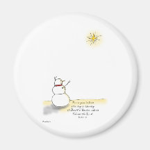 Snowman Praises (Colour) Magnets