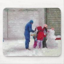 Snowman - Reconstructive Surgery Mouse Pad