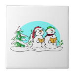 Snowman Singing Christmas Carols