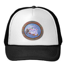 Snowman Sledding Gifts Hats
