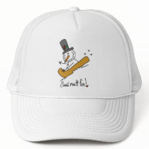 Snowman Snow Much Fun Hat