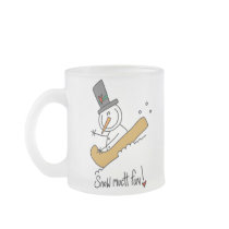 Snowman Snow Much Fun Mugs