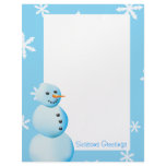 Snowman Stationary letterhead