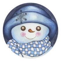 Snowman Sticker