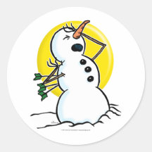 Snowman Sticker