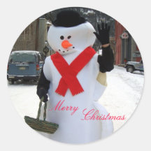 Snowman Stickers