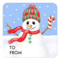 Snowman Stickers stickers