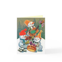Snowman Thank You Card