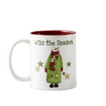 Snowman Tis the Season mugs