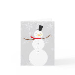 snowman winter card