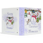Snowman Winter Christmas Photo Binder Medium