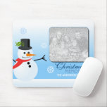 Snowman (with photo) mousepads