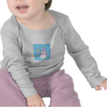 snowman with snowflakes screen t-shirt