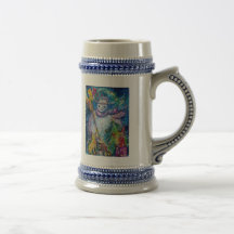 SNOWMAN WITH TOYS, white blue yellow Coffee Mugs
