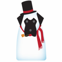 Snowmastiff Ornament Photo Cut Outs