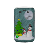 Snowmen Blackberry Bold Case