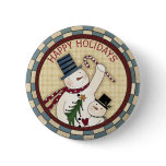 Snowmen Button