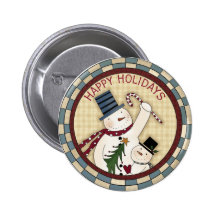 Snowmen Button