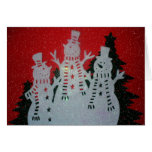 Snowmen Christmas Greeting Card