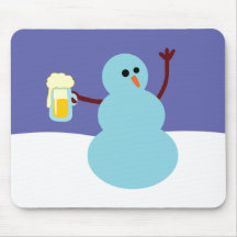 Snowmen Gone Wild! Mousepads
