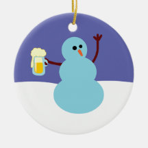 Snowmen Gone Wild Ornaments
