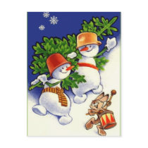 Snowmen postcards