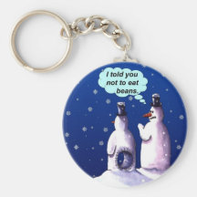Snowmen Should NOT Eat Beans Keychain