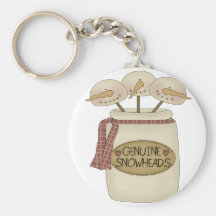 Snowmen Snowheads Key Chains