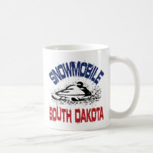 Snowmobile le Dakota du Sud Mug À Café