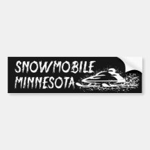 Snowmobile Minnesota Adhésifs Pour Voiture