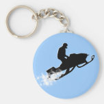 snowmobile. powder trail. key chains