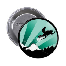 snowmobile. pthalo. circle. pinback buttons