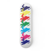 Snowmobiler/ Ride it Hard! Skateboard Deck