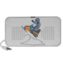 Snowmobiling Jump Mp3 Speakers