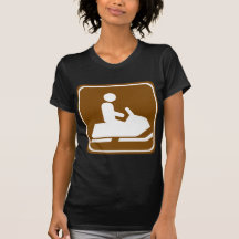 Snowmobiling Trail Highway Sign Shirt