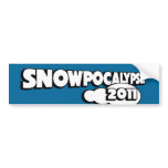 snowpocalypse 2011 bumper stickers