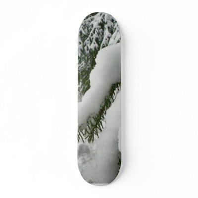 Snowy Branch Skate Board Deck by lifesphere