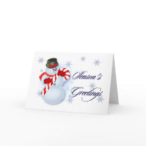 Snowy Christmas Card