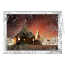 Snowy Christmas Greeting Card