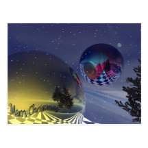 Snowy Christmas Postcards