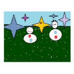 snowy day Postcard