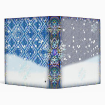 Snowy hills binder