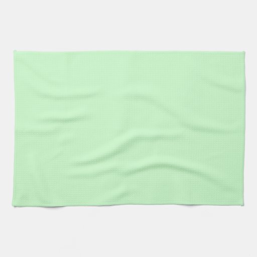 Snowy Mint Green Kitchen Towels Zazzle