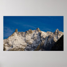 Snowy Mountain Poster