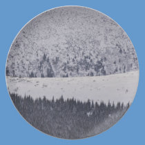Snowy mountains plates