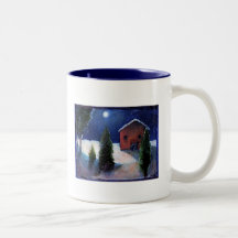 Snowy Night Coffee Mugs
