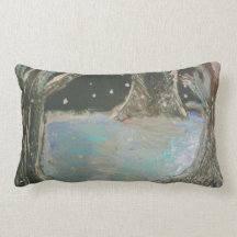 Snowy Night Pillow