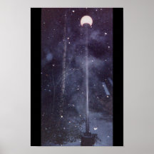 snowy night posters