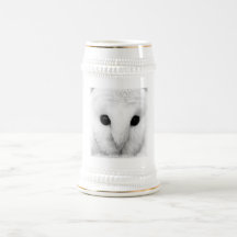 Snowy Owl Beer Stein Coffee Mug