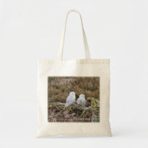 Snowy Owl Couple Bags